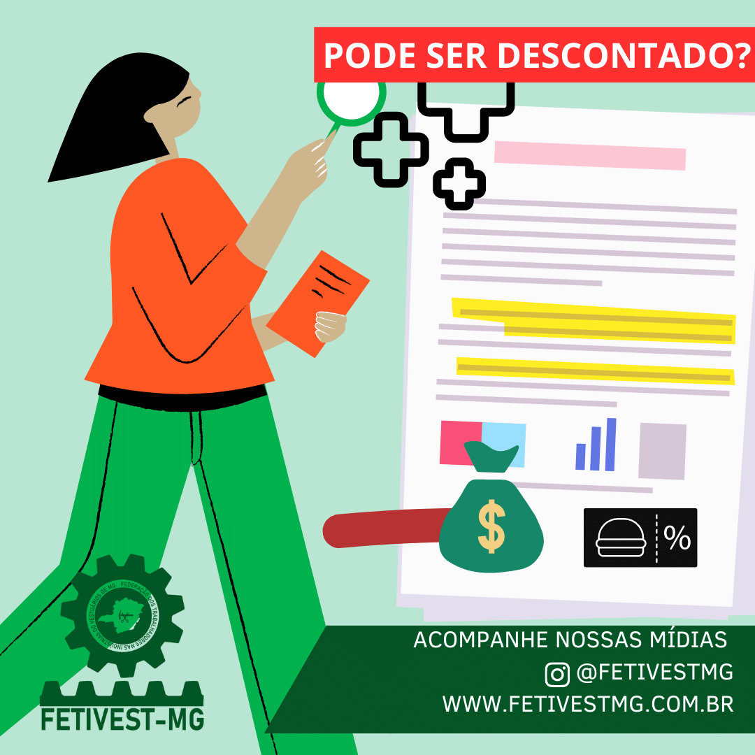 A EMPRESA PODE DESCONTAR VALE ALIMENTAÇÃO EM DIA DE ATESTADO? – FETIVESTMG